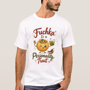 White Fuchka Lover Bengali T-Shirt for Men