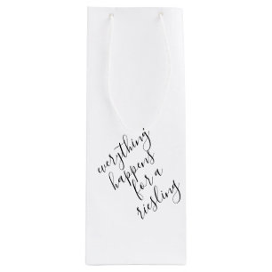 White Funny Wine Pun Gift Bag