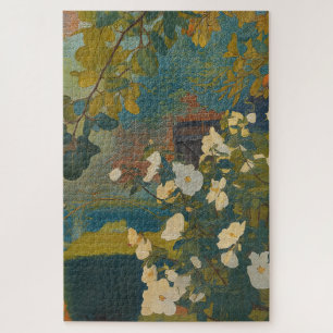 White Garden Jigsaw Puzzle