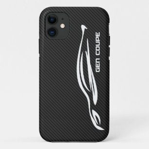 White GEN COUPE Logo iPhone 11 Case