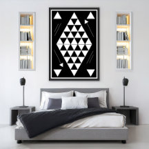 White Geometric Triangles