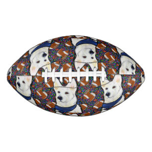 White German Shepherd American Football