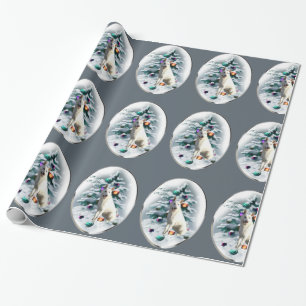 White German Shepherd Christmas Wrapping Paper