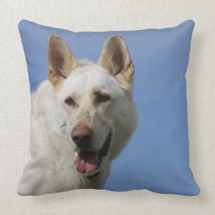 White German Shepherd Cushion