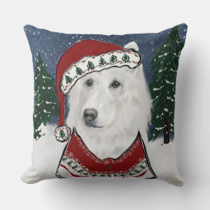 White German Shepherd  Cushion