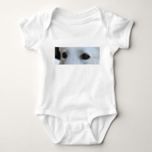 white german shepherd eyes baby bodysuit