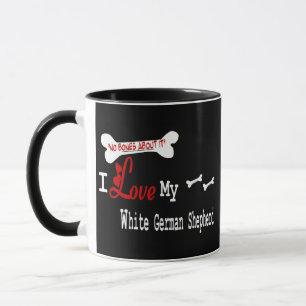 White German Shepherd (I Love) Mug