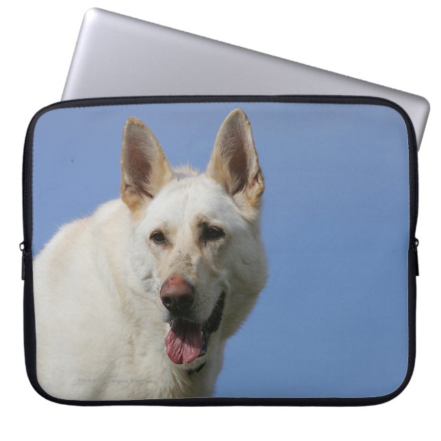 White German Shepherd Laptop Sleeve (Front)