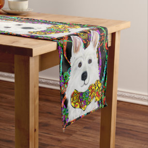White German Shepherd Medium Table Runner
