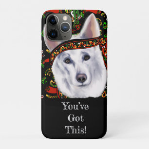 WHITE GERMAN SHEPHERD MEXICO iPhone 11 PRO CASE