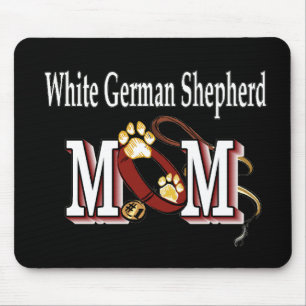 White German Shepherd Mum Gifts Mouse Mat
