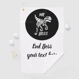 White Ghost Raptor  Golf Towel