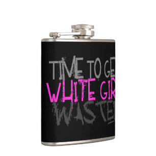 White Girl Wasted Flask