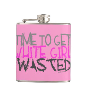 White Girl Wasted Flask