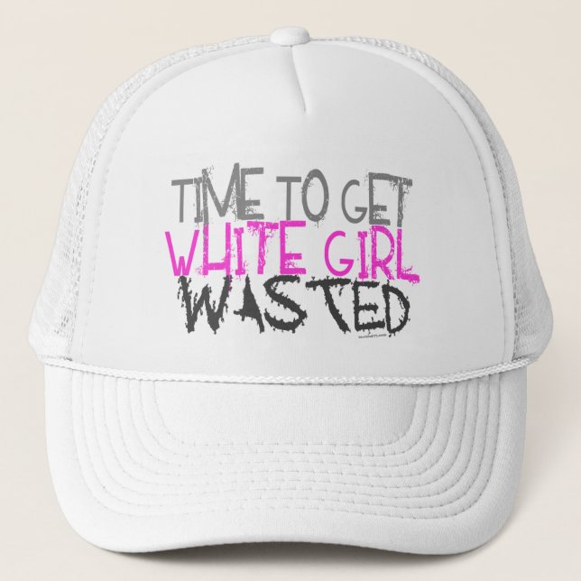 White Girl Wasted Hats (Front)