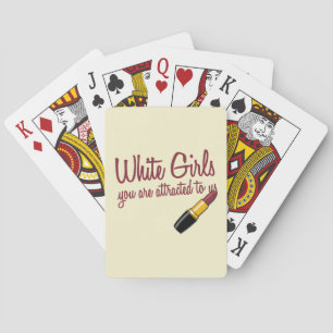 White Girls Playing Cards