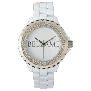 White Glam Watch