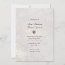 White Glitter Watercolor Shapes Wedding