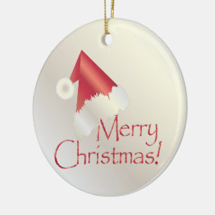 White gold Christmas Ceramic Tree Decoration