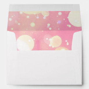 White Gold Glitter Envelope