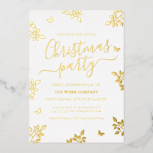 White Gold Leaf Corporate Christmas Party