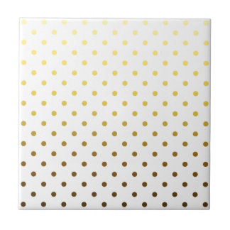 White Gold Polka Dot Tile