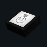 White Gold  Ring Hearts Will You Marry Me Gift Box<br><div class="desc">Give your fiance this beautiful gift with the surprise of an engagement ring wrapped inside.
An image of a white  gold engagement ring,  with "Will You Marry Me" in the centre and the names surrounded by little red hearts.  All of this is on a beautiful dark navy background.</div>