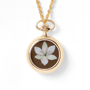 White Golden-rayed lily  Flower      Watch