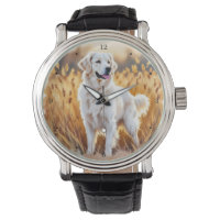 White Golden Retriever Dog