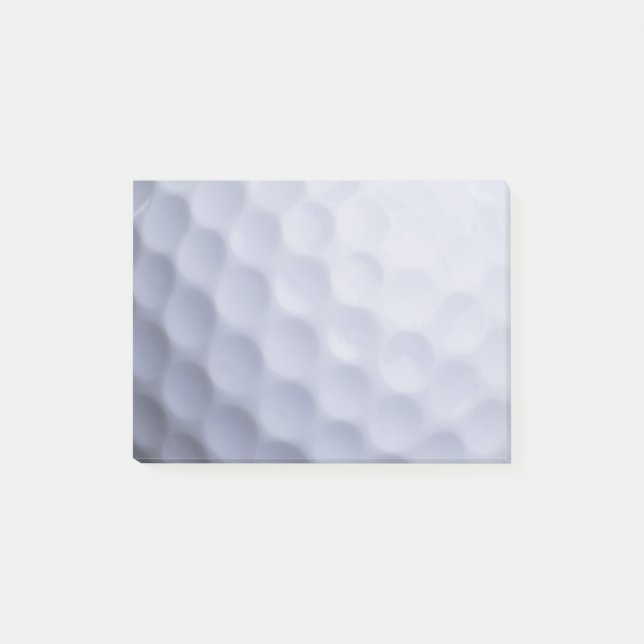White Golf Ball Sports Template Post-it Notes (Front)