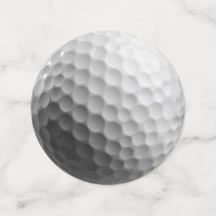 White golf balls confetti