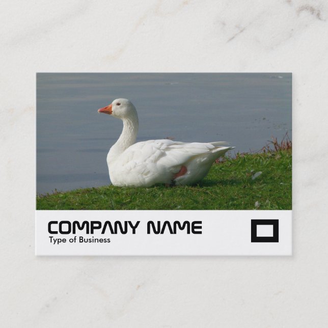 White Goose Business Card (Front)