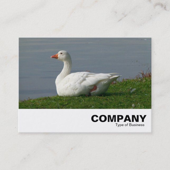 White Goose Business Card (Front)