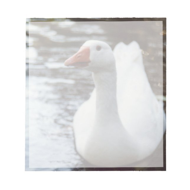 White Goose Notepad (Front)