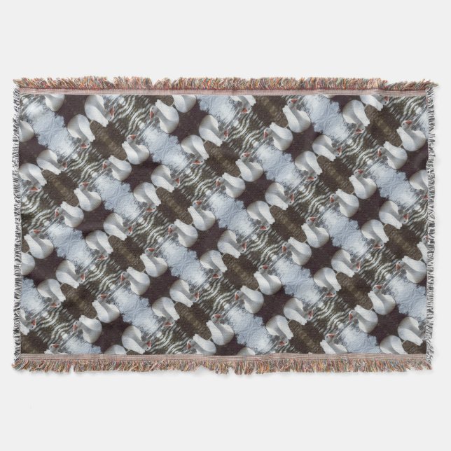 White Goose Throw Blanket (Front)