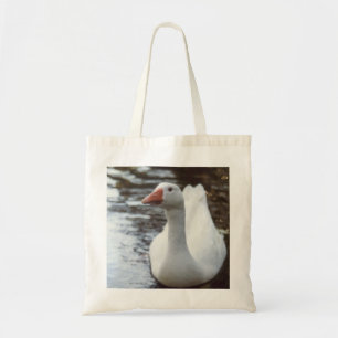 White Goose Tote Bag