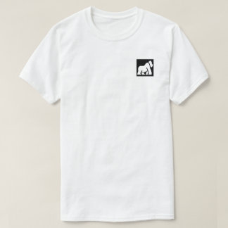 White Gorilla Emoji Logo Customisable Festival T-Shirt