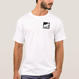 White Gorilla Emoji Logo Customisable Festival T-Shirt