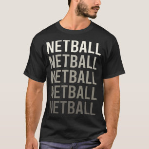 White Gradient Netball T-Shirt