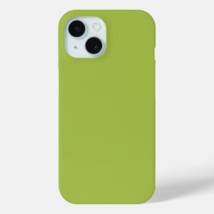 White Grape Green Spring Season Solid Colour iPhone 15 Case