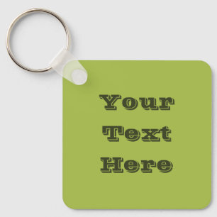 White Grape Green Spring Season Solid Colour Key Ring