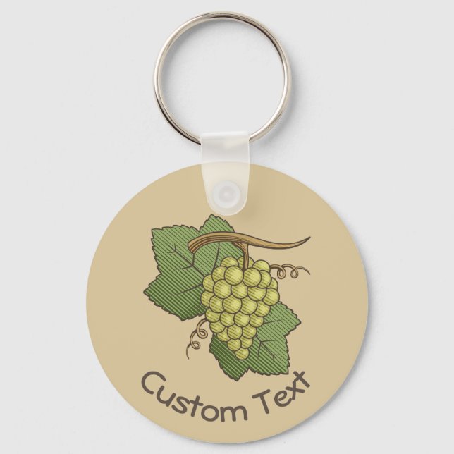 White Grapes Keychain (Front)