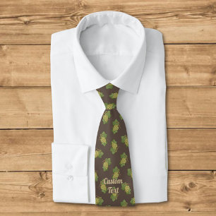 White Grapes Pattern Tie