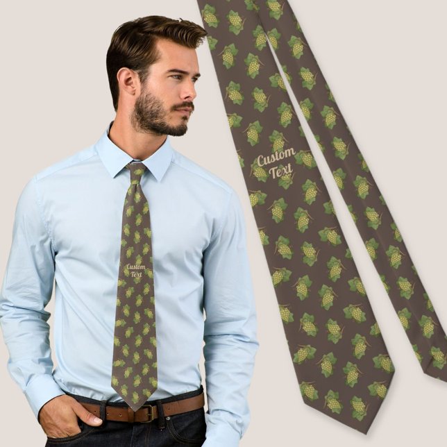 White Grapes Pattern Tie (Creator Uploaded)