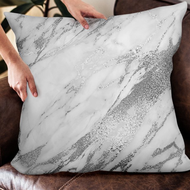 Grey marble cushions best sale