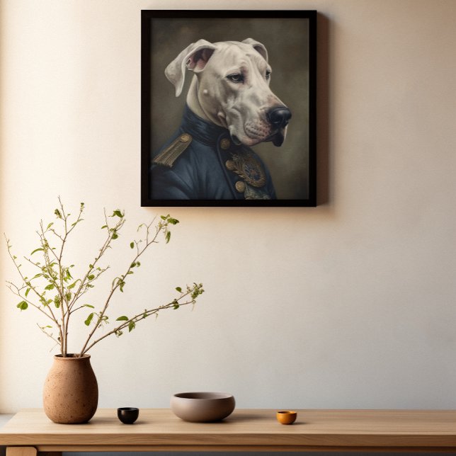 White Great Dane costume Poster (Creator Uploaded)