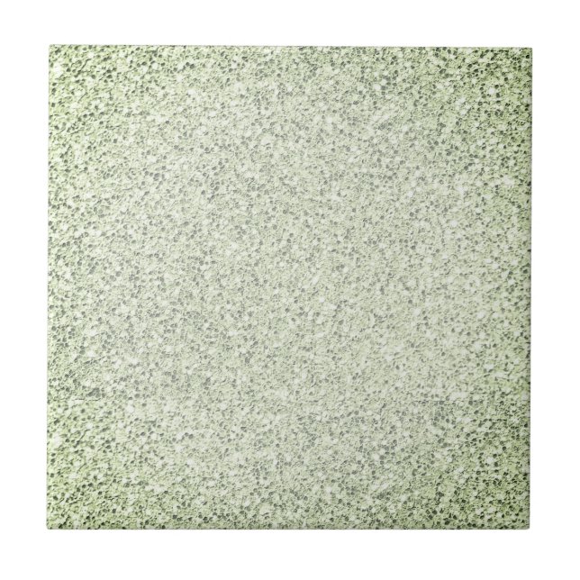 White Green Granite Stone - Unique Tile (Front)