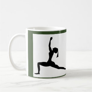white / Green Style: Classic Mug/ Coffee Cup