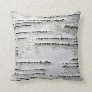 White, Grey and Black Birch Bark Cushion