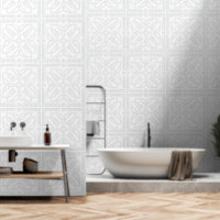 White Grey Celtic Knot Pattern